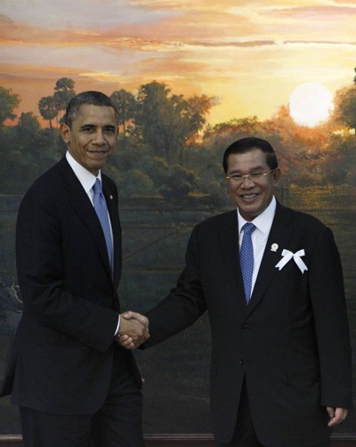 Tháng 11 năm 2012, Tổng thống Mỹ Obama đến Campuchia
